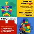thumbnail image 4 of Bloques de construcción BigGoBlocks Big Blocks para niños de 4 a 8 años, 48 unidades, 4 of 8