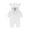 White, variant on ZyeKqe Newborn Baby Rompers Footie Snowsuit Baby Girls Boys Winter Warm Hooded Jumpsuits Outfits