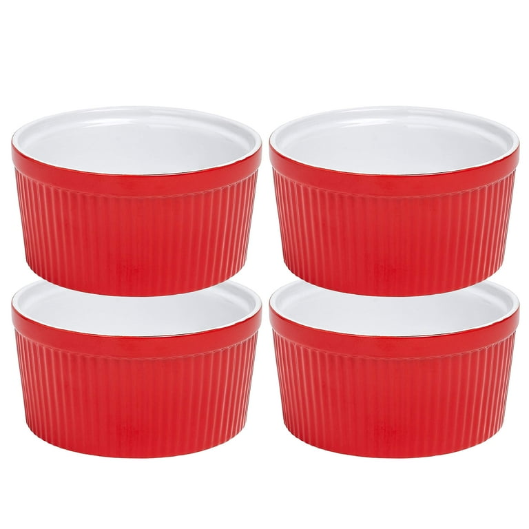 4.75-Inch Porcelain White Ramekins Set for Souffle Dishes (Set of 12) 4.75-Inch Porcelain White Ramekins Set for Souffle Dishes (Set of 12)
