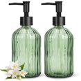 thumbnail image 1 of Dispensador de jabón Topsky, 2 unidades, vidrio, 400 ml, para cocina y baño, 1 of 8
