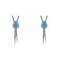 thumbnail image 1 of Minnieouse Corbatas Collar Colgante Festival Aniversario Compromiso Trabajo escolar Compras Citas Joyería de moda para mujer Hombre Azul cielo Cielo azul 2piezas, 1 of 6