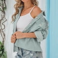thumbnail image 5 of Lilgiuy Women Casual Comfortable Soild Long Sleeve Tops Jacket Outwear Dresses for 2022, 5 of 5