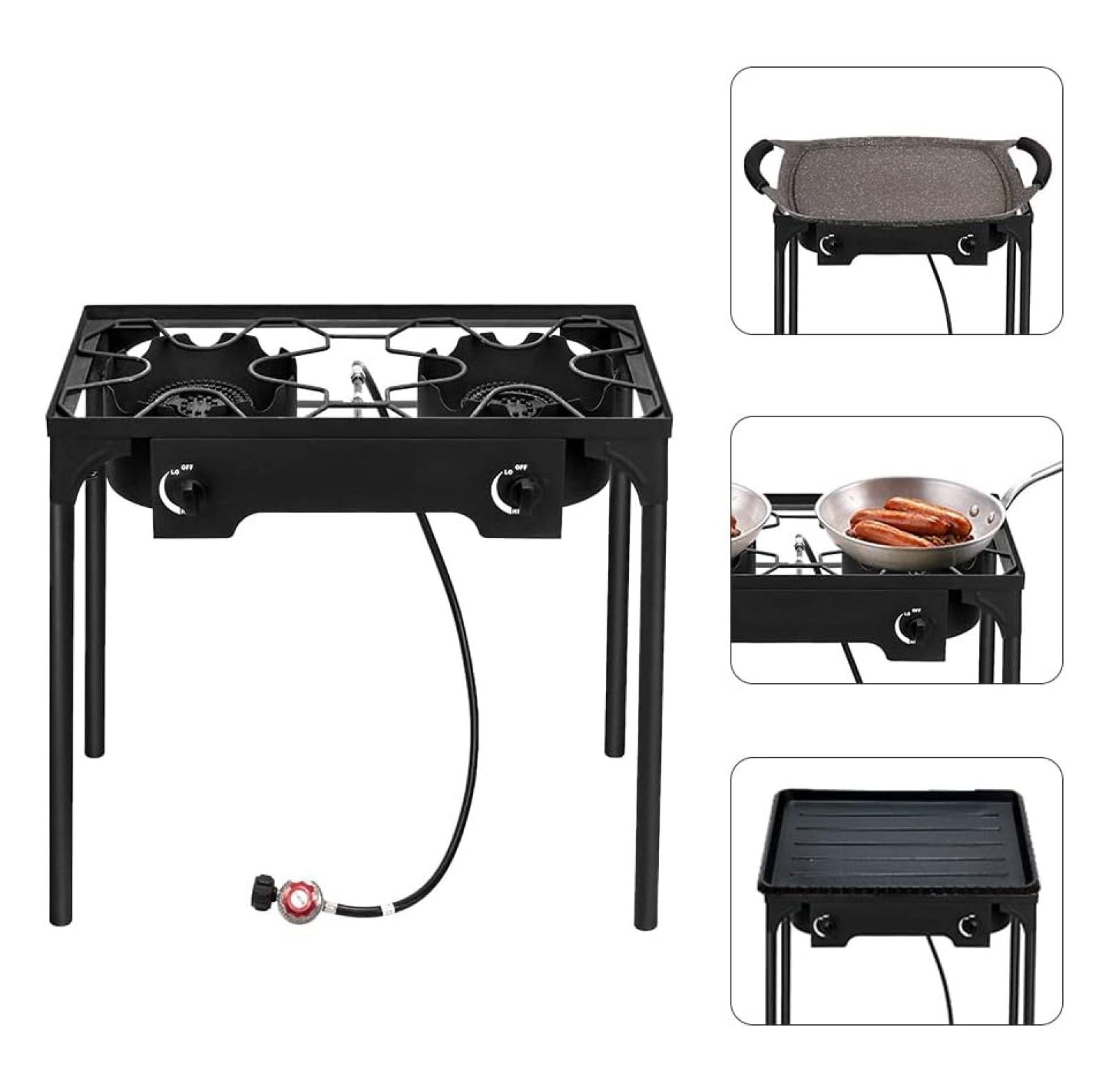 TiaGOC 2 Burner Propane Camping Stove