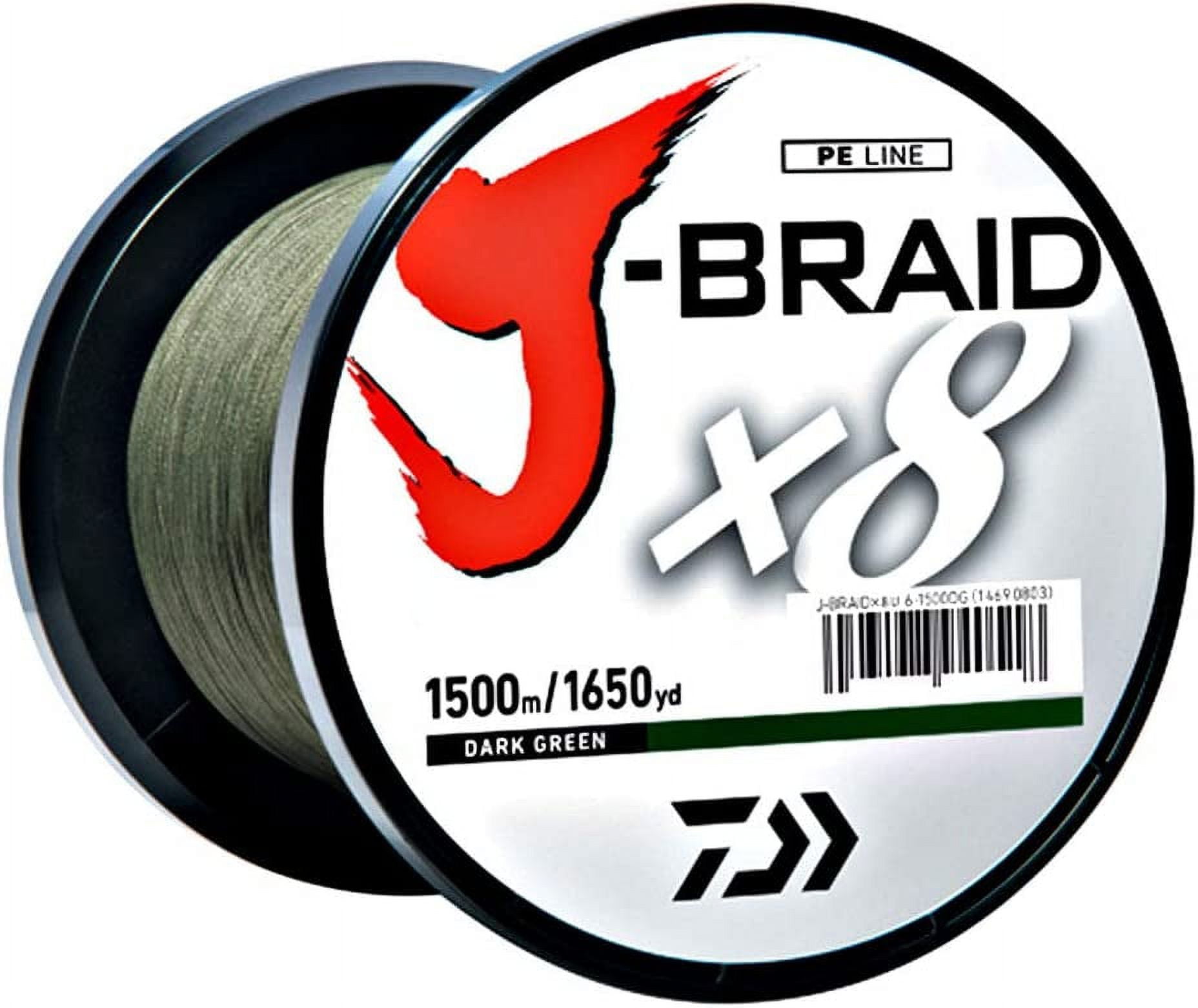 Daiwa J-BRAIDX8 JB8U6-150DG Braided Fishing Line