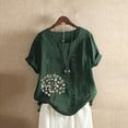 thumbnail image 2 of WXLWZYWL Dressy Tops for Women Bell Sleeve Tops for Women Shirts for Women Graphic Tees Graphic Tees Y2k Crop Tanks for Women Womens Short Sleeve Tee Shirt My Order T Shirt Clearance Sale Cheap Shirts, 2 of 5