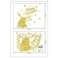 thumbnail image 3 of Decoraciones de pared para sala de estar, pegatinas de pared para Navidad, Año Nuevo, ventana, puerta, oso, papel tapiz autoadhesivo extraíble, 3 of 4