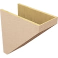 thumbnail image 5 of 11"W x 22"D x 22"H Classic Concord Rough Cedar Woodgrain TimberThane Corbel, Primed Tan, 5 of 6