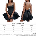 thumbnail image 2 of Vestido Vestido ajustado para mujer Sin espalda Estilo sexy Traje de vacaciones ajustado (Negro L) Kuymtek Negro T L para Mujer, 2 of 9