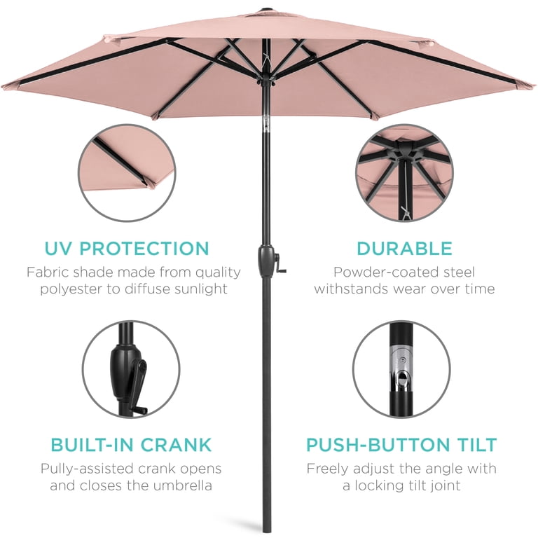 best time to buy patio umbrella AreShark 9ft 3-Tier Umbrellas, Outdoor with 8 Sturdy Ribs UV Protection Windproof, Market Table Umbrella w/Push Button Tilt & Crank for Pool, Porch, Deck, Garden(Red) : Patio, Lawn enhancing its visual appeal and creating a stylish look MAISON ARTS 7ft Patio Fringe