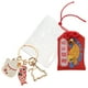 thumbnail image 2 of KAKOWELY Llavero japonés con diseño de gato de la suerte, adorable llavero con amuleto omamori japonés., 2 of 4