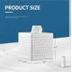 thumbnail image 4 of Rawiri Caja de pañuelos cuadrada, actualización 99% compatible de tamaño grande, moderno soporte para caja de pañuelos para servilletas de papel facial, organizador dispensador de hojas de secador de, 4 of 7