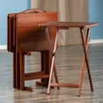 thumbnail image 5 of Winsome Alex 5-Pc Snack Table Set, Walnut Finish, 5 of 13