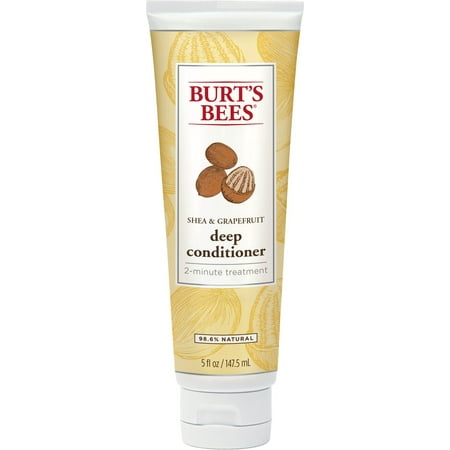 Burt's Bees Hair Repair Shea and Grapefruit Deep Conditioner, Sulfate-Free Conditioner - 5 Ounce Bottle
