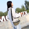 thumbnail image 3 of Bolso cruzado con estampado de serpiente para mujer, paquete de cadena para la cintura, bolso de hombro (beige) Tmvgtek Para estrenar, 3 of 6