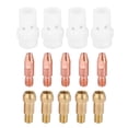 thumbnail image 1 of Juego de 14 soportes para puntas de contacto de difusor de gas para antorcha de soldadura MIG Binzel 36KD de 0,8 mm., 1 of 9