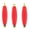 Red, variant on EVA Foam Weighted Fishing Bobbers, 3pcs Oval Cigar Snap-On Floats for Bass Trout Crappie