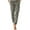 Grey, variant on EDFBUYKRS Female Women Pants Casual Womens Tall Pants 36 Inch Inseam Women Solid Casual Pocket Pencil Pants Trousers Elastic Waist Loose Long Pants M