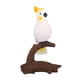 thumbnail image 1 of Figura de modelo de pájaro, estatua realista de pájaro, decoración del hogar, centro de mesa cognitivo Cacatúa amarilla, 1 of 9