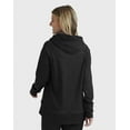 thumbnail image 3 of Hanes Sport Women's Performance Fleece Hoodie Black/Black Heather S, 3 of 4