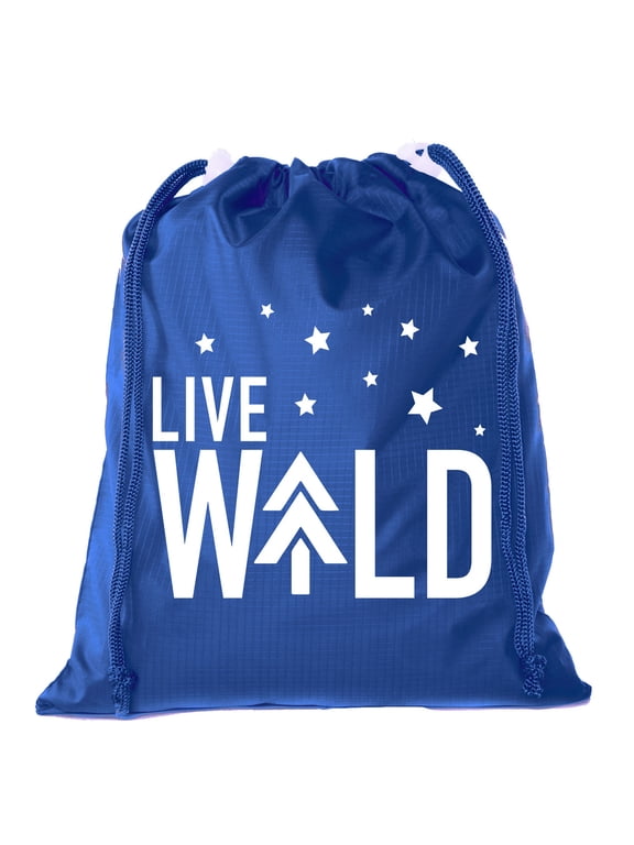 Camping Mini Drawstring Backpack for Birthday Parties and Summer Camp
