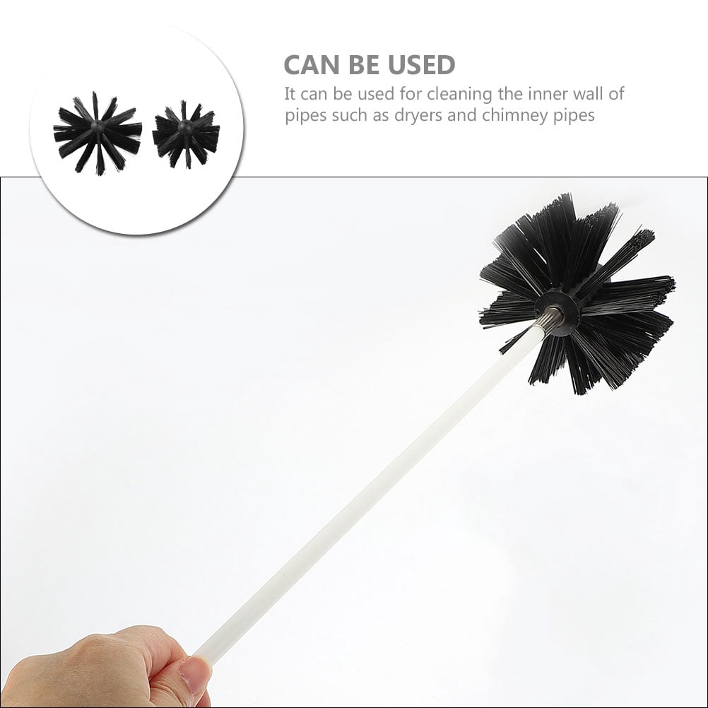 Milisten Chimney Cleaning Set Chimney Cleaning Brush Black Plastic 2Pcs