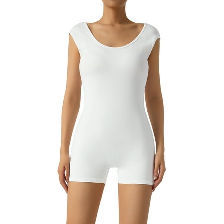 

TFFR Short Jumpsuits for Women Backless Bodycon Rompers One Piece Bodysuits