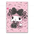 thumbnail image 3 of Póster adhesivo de dibujos animados Kawaii My Melody, pintura colgante de pared, exhibición de escritorio, decoración del hogar, material impreso de alta calidad, 3 of 5