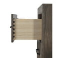 thumbnail image 6 of New Classic Furniture Misty Lodge 2-Drawer Wood Nightstand in Gray, 6 of 9