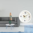 thumbnail image 2 of Escultura de resina de María y reloj de pared decorativo moderno para oficina, hogar o estudio. Exhibición artística y reloj silencioso., 2 of 8