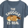thumbnail image 3 of Pokémon - The Snuggle Eevee - Women's Short Sleeve Graphic T-Shirt, 3 of 5