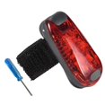 thumbnail image 4 of 4 Pcs Safety Light Waterproof Red Flashing Bicycle Rear Light, Suitable for Running, Walking, Cyclin, 4 of 5