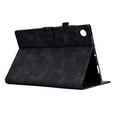 thumbnail image 4 of Embossed Tree PU Leather Flip Case for Samsung Galaxy Tab A9 8.7" 2023 SM-X110 / SM-X115 Shockproof Protection Card Slots Holder Stand with Pen Slot & Auto Sleep/Wake Case Cover, Black, 4 of 10