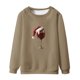 thumbnail image 1 of Sudaderas sin capucha para hombre, estilo casual, a la moda, con cuello redondo, estampado, de manga larga, blusas de manga larga y cuello redondo, blusas de poliéster para hombre, 1 of 4
