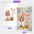 thumbnail image 2 of Trick or Treat Cocker Spaniel Funny Mummy Cosplay Pumpkin Candy Basket 5x7in Folded Greeting Card Cockers Dog Lover Gifts Single Note Card with Envelope - 12016, 2 of 5