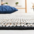 thumbnail image 4 of SAFAVIEH Vintage Leather Augustin Striped Area Rug, Black/Ivory, 8' x 10', 4 of 8