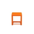 thumbnail image 4 of Pemberly Row Table d'Appoint de Patio Moderne en Aluminium, Fini Poudre, Orange, 4 of 5