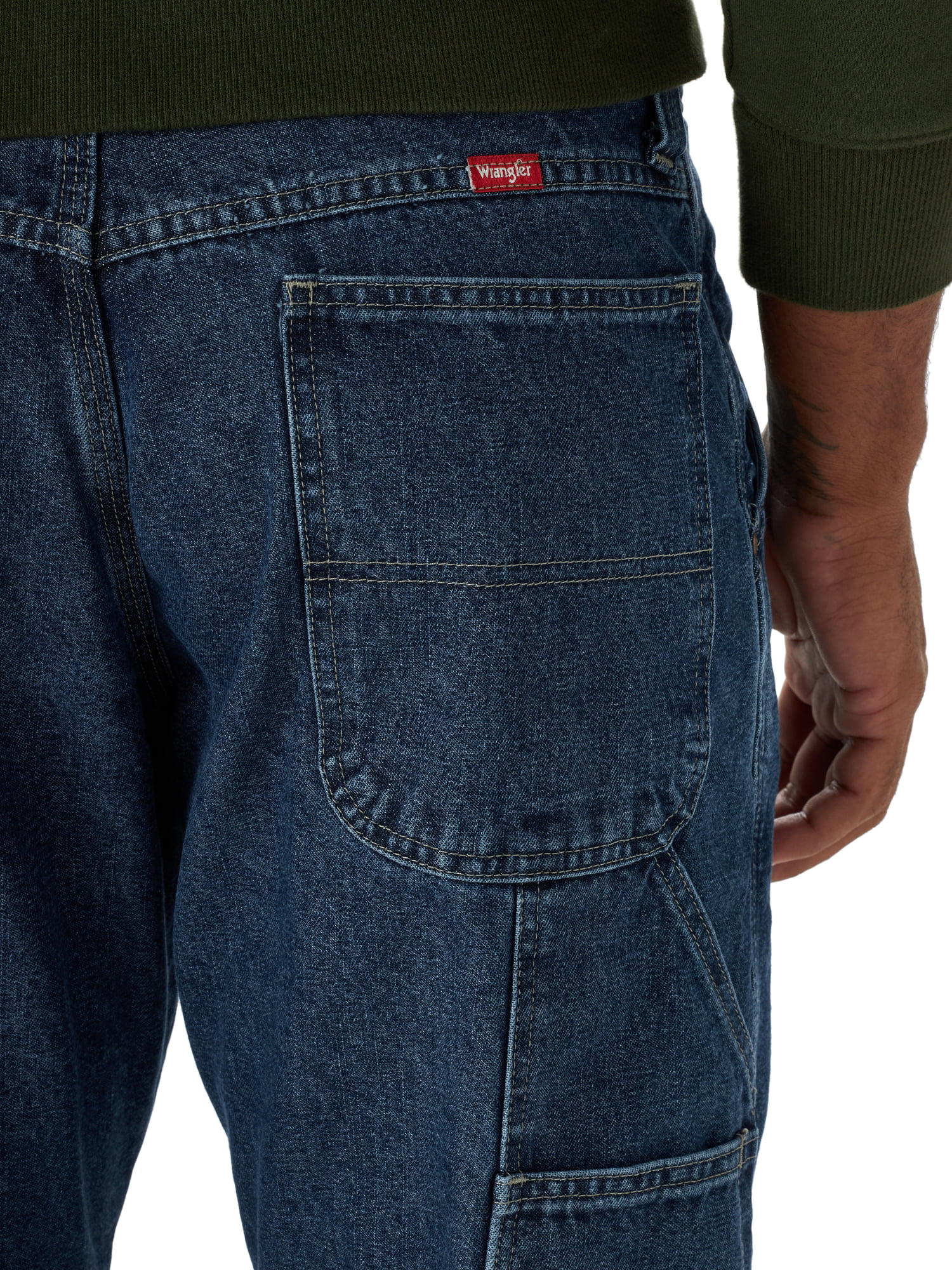 Wrangler Mens 40x32 Fleece Lined Carpenter Jeans Work Pants Measure 42 X  32   Loeti Réflexologue