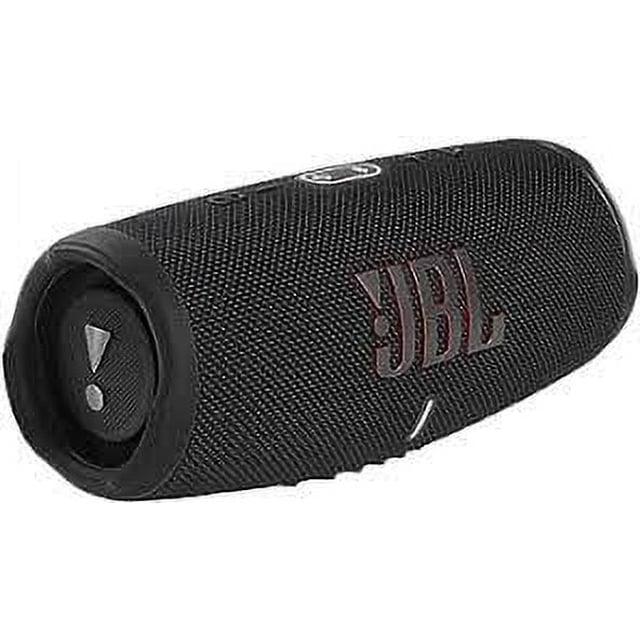 Bocina JBL Harman Charge 5 Bluetooth portátil en color negro