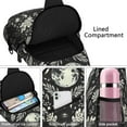 thumbnail image 4 of Golden Sun and Crescent Moon Sling Bag Gothic Starry Night Chest Bag Anti-Theft Design & Spacious for Hiking, Climbing, Outdoor Adventures, 4 of 5