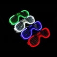 thumbnail image 6 of LINLIN Flashing LED EL Wire Glasses - Party Decorative Lighting Classic Gift Glow LED Light Up Party sunglasses, 6 of 9