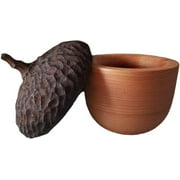 Vulaop Acorn jewelry boxes, souvenir jewelry boxes, bring good luck and health to the family, suitable for small tables, bookshelves or bedside tables