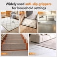 thumbnail image 4 of 16 Pcs Rug Tape,Anti Slip Rug Pads Grippers for Hardwood Floors and Tiles,No Residue,Reusable Carpet Tape for Area Rugs, Double-Sided Adhesive Rug Stickers, 4 of 7