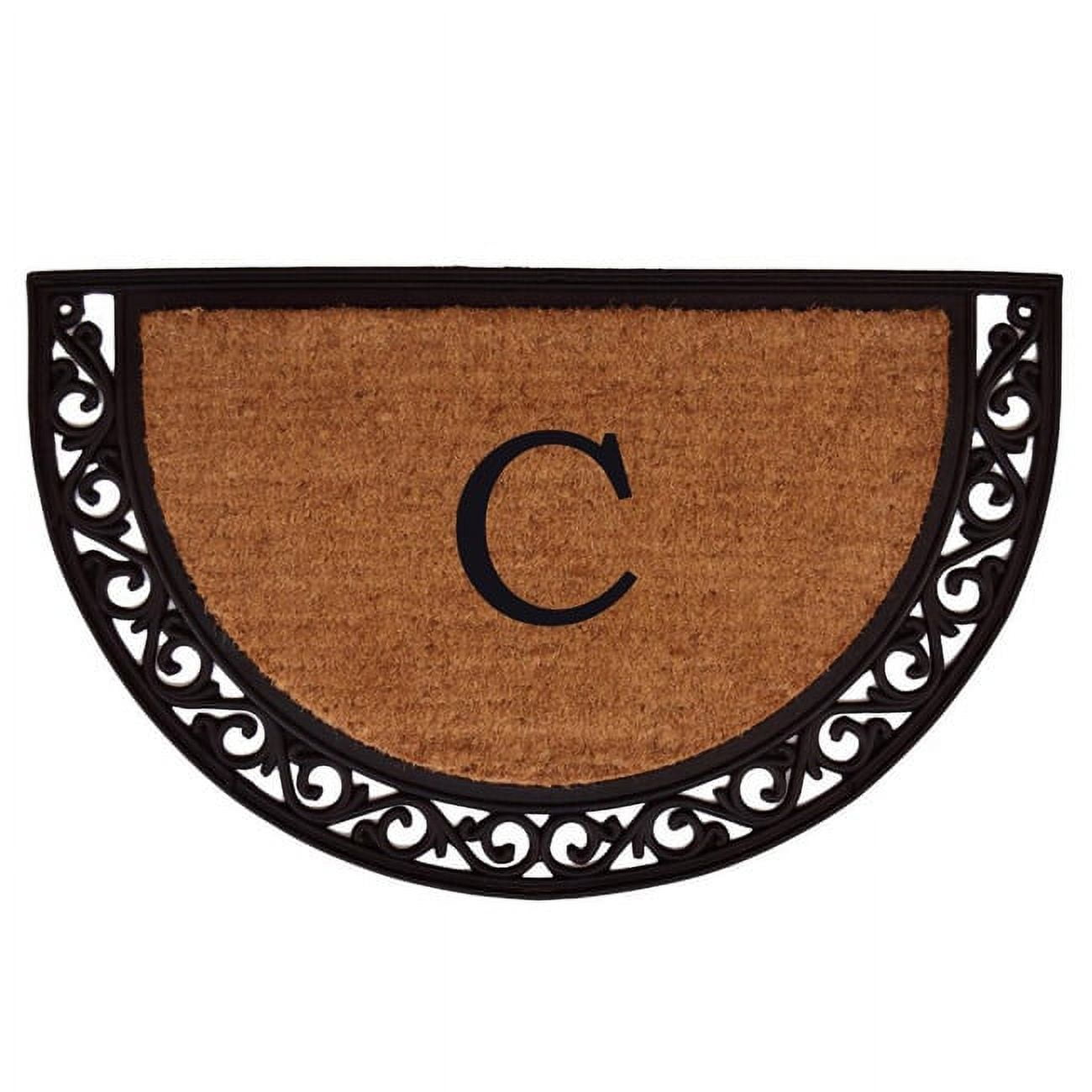 Calloway Mills Ornate Scroll Monogram Outdoor Doormat 2' x 3' (Letter F)