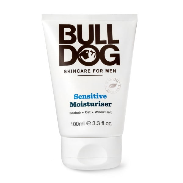 Bulldog Skincare for Men Sensitive Skin Moisturizer, 3.3oz, Fragrance Free