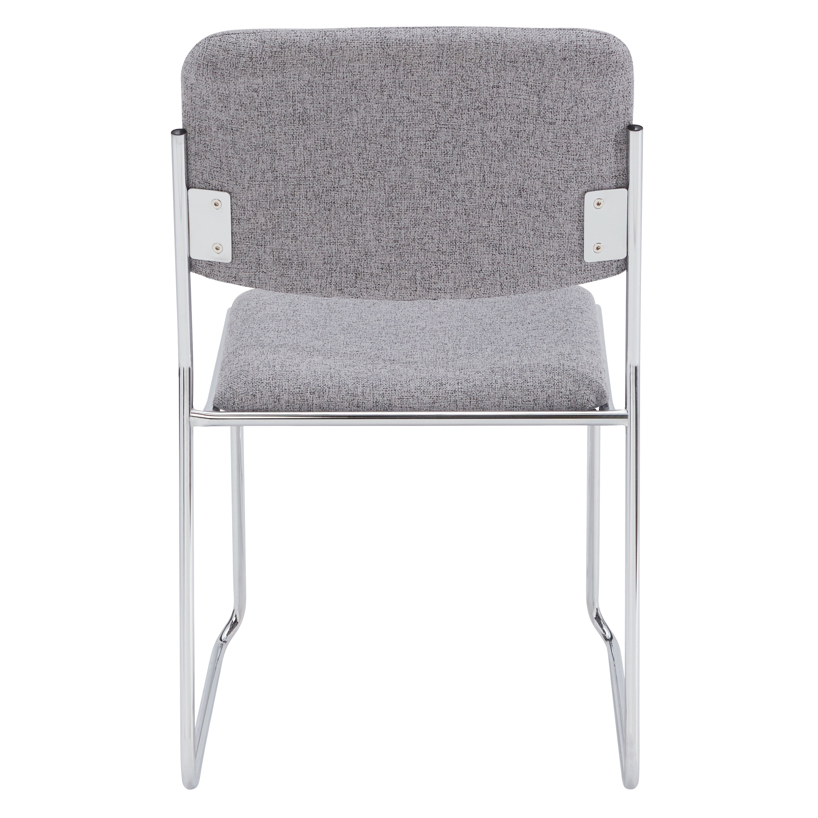 (4 Pack) NPS 8600 Series Fabric Padded Signature Stack Chair, Classic Gray