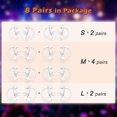 thumbnail image 5 of Radio Replacement Earmold Earpiece, Soft Silicone Earmould Earbud Earplug - Clear [8-Pair], 5 of 5