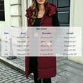 thumbnail image 2 of cocolona Long Puffer Vest for Women Trendy Hooded Sleeveless Stand Collar Button Down Long Coat Quilted Winter Warm Snow Overcoat with Pocket, 2 of 7