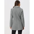 thumbnail image 4 of Abrigo de invierno Allegra K cuello de solapa Gris XS, 4 of 6