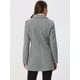 thumbnail image 4 of Abrigo de invierno Allegra K cuello de solapa Gris XS, 4 of 6