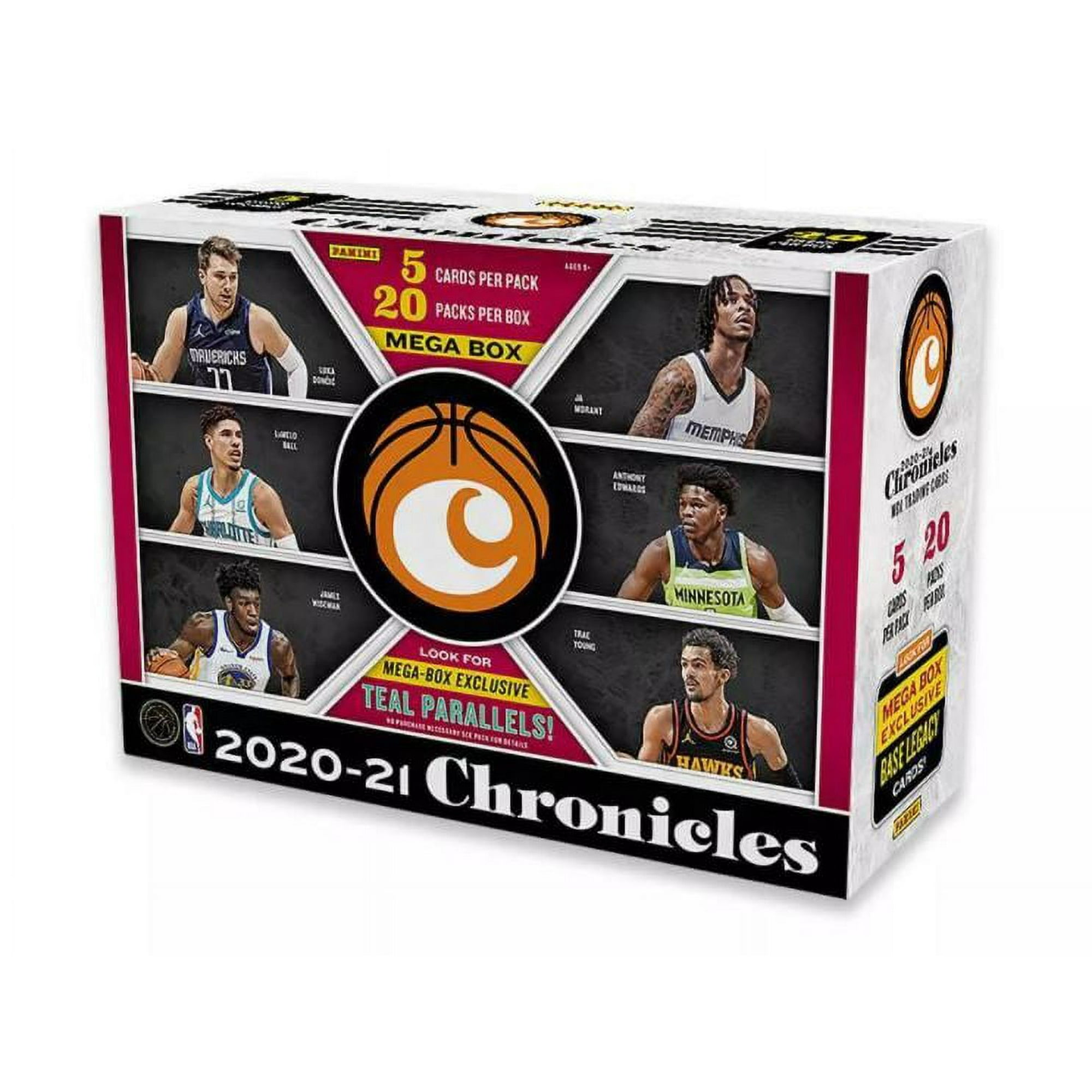 2020-21 Panini NBA Chronicles Basketball Trading Card Mega Box